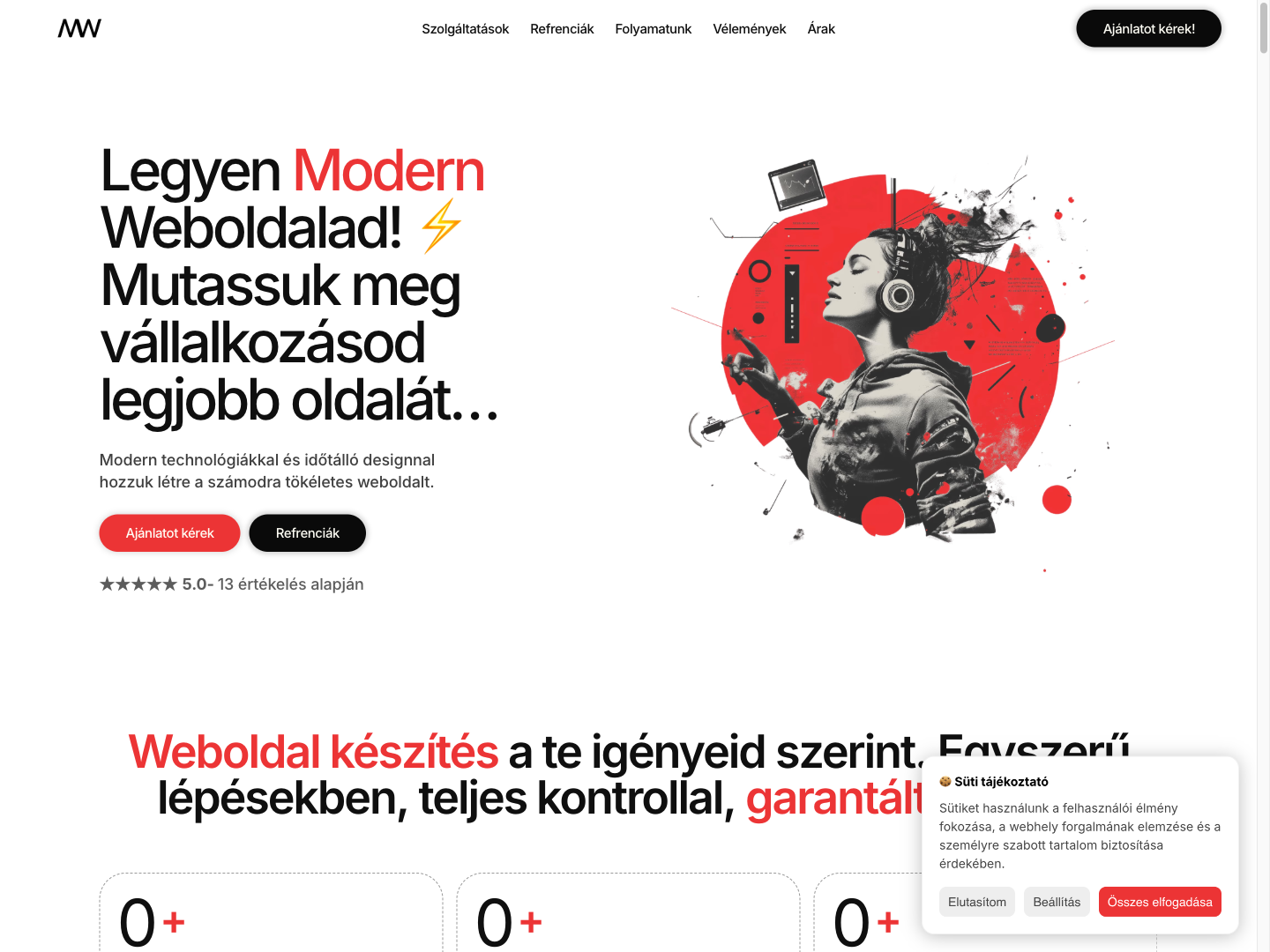 ModernWeb by ZNiTech website