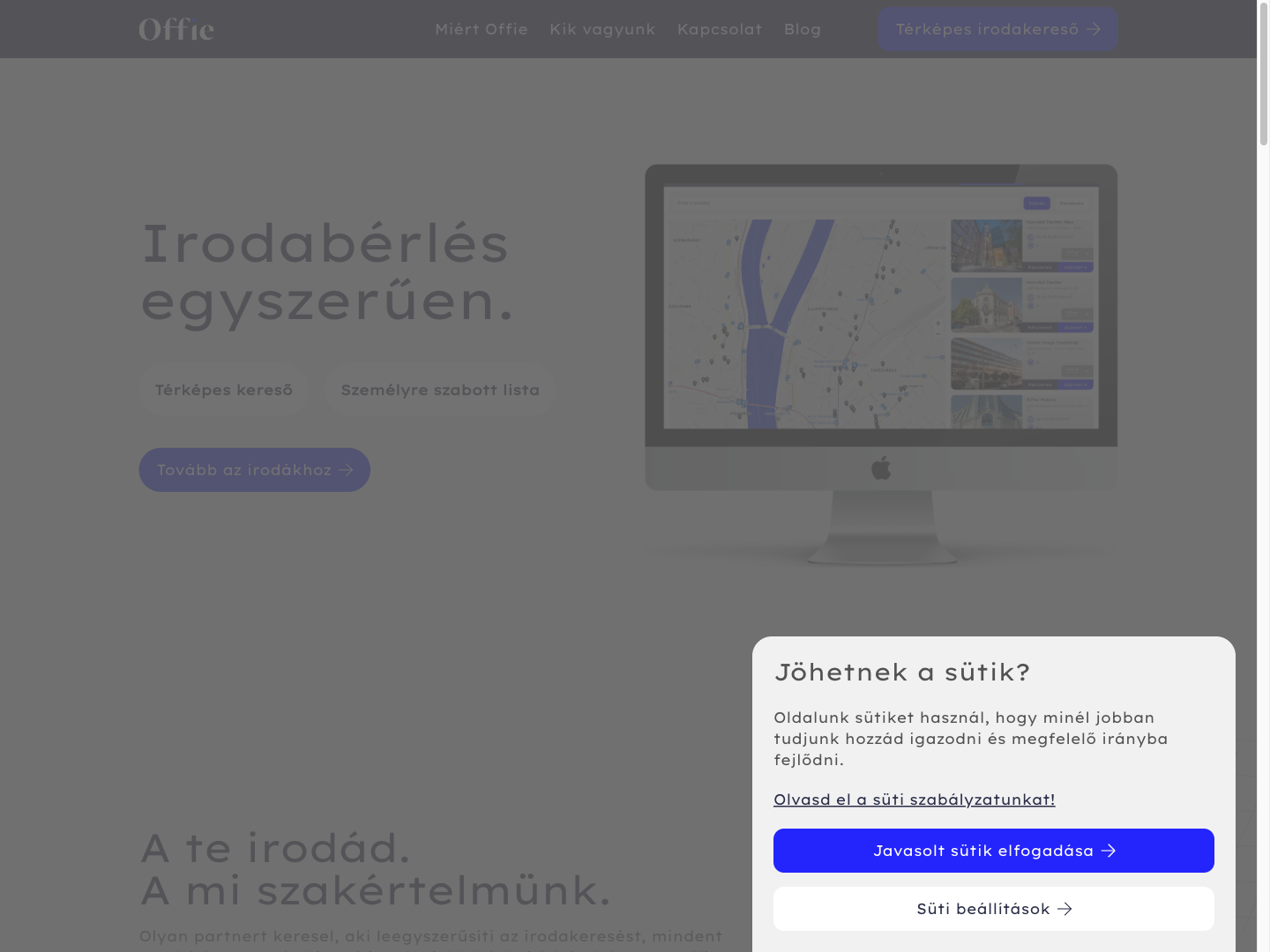 The Offie office search web application